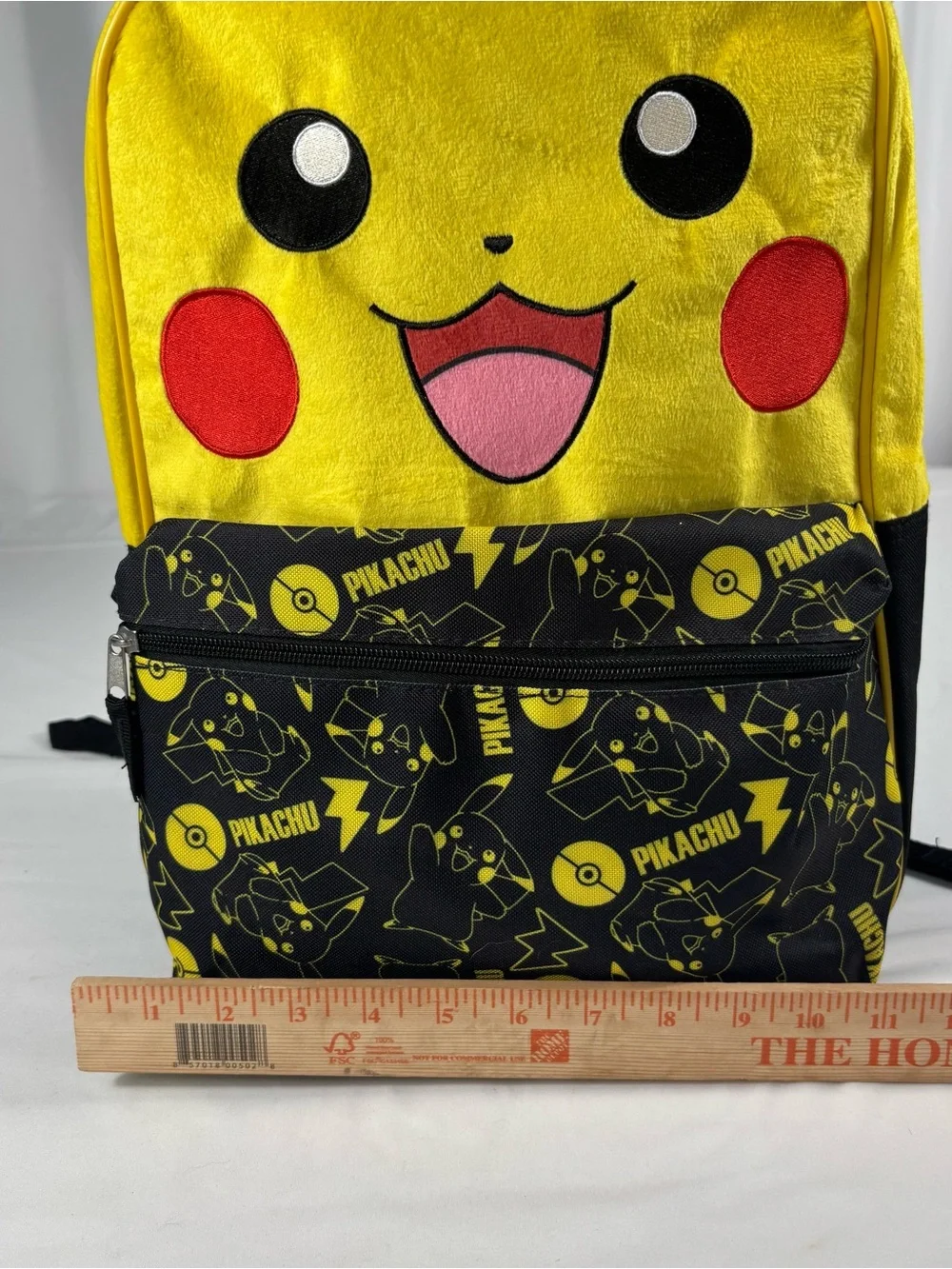 Pokémon Pikachu Plush Backpack NWOT Soft School Backpack